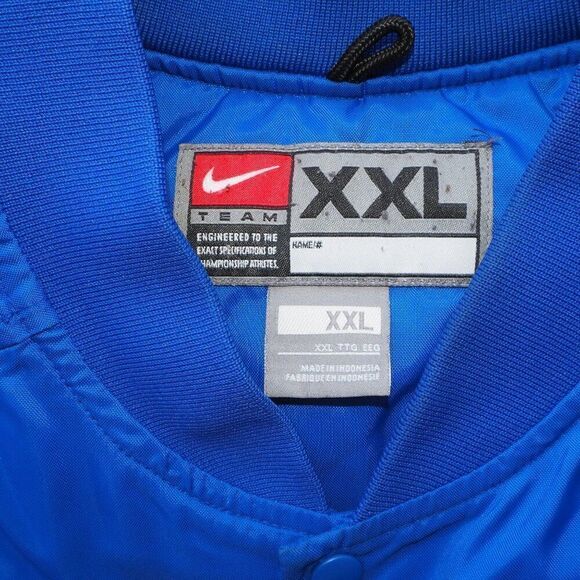 Nike Team Emma B. Trask Wilmington Bomber Jacket Blue / Black Men's XXL RARE - Picture 3 of 8
